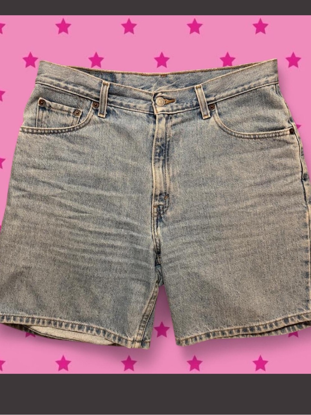 Levi’s Classic High-Rise Light Blue Denim Shorts